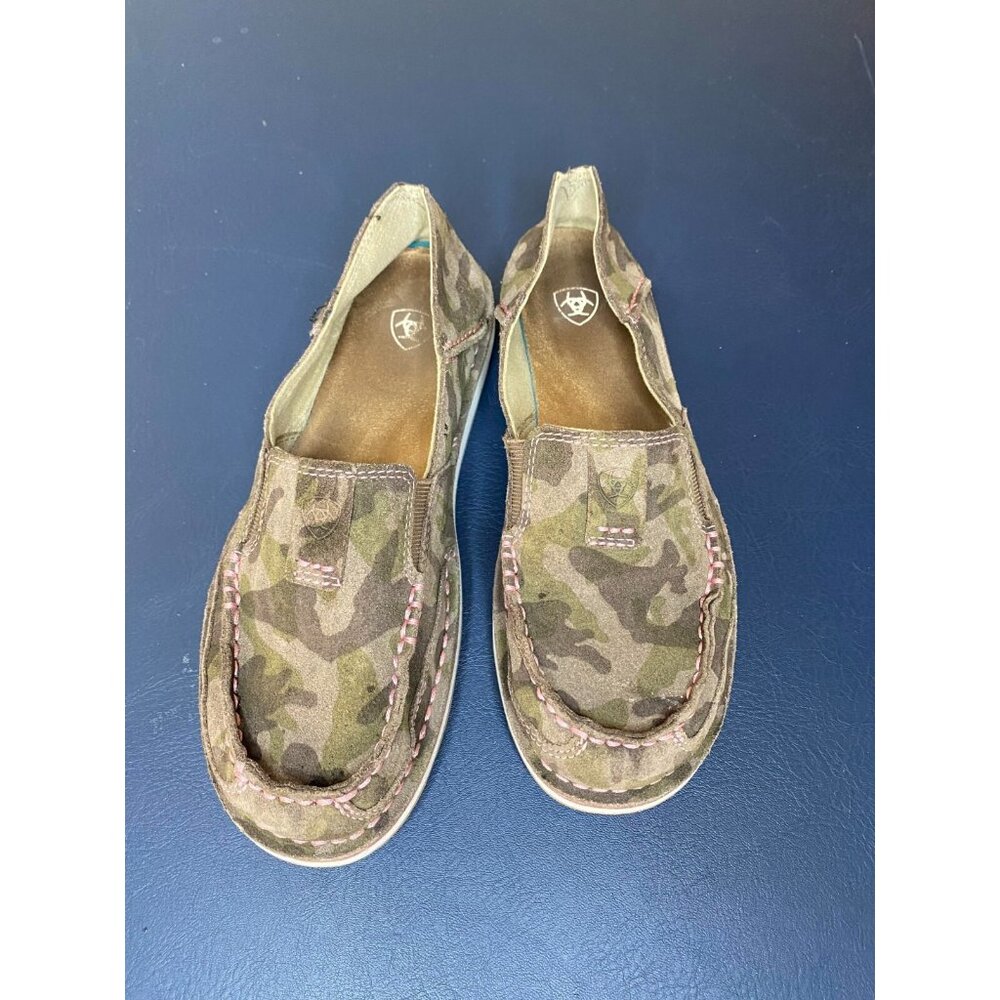 Ariat Women’s Shoes Slip On Cruisers Size 6.5B Camo Pink Trim